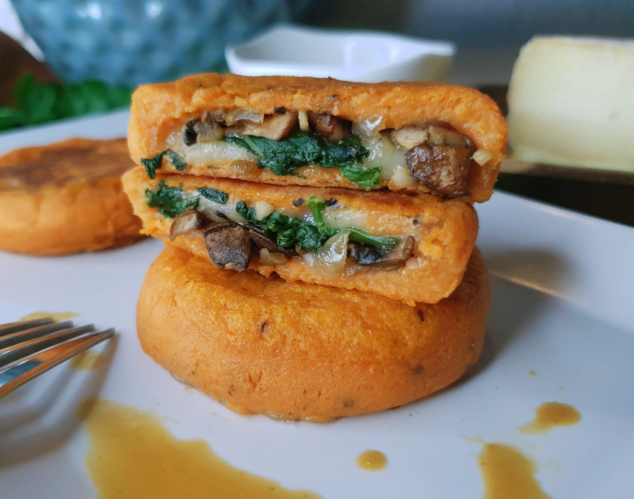 buns à la patate douce sans gluten, vegan