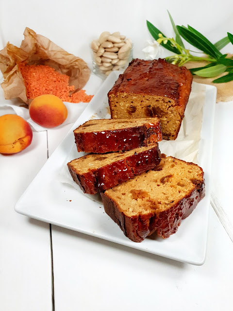cake sans gluten aux lentilles et abricots