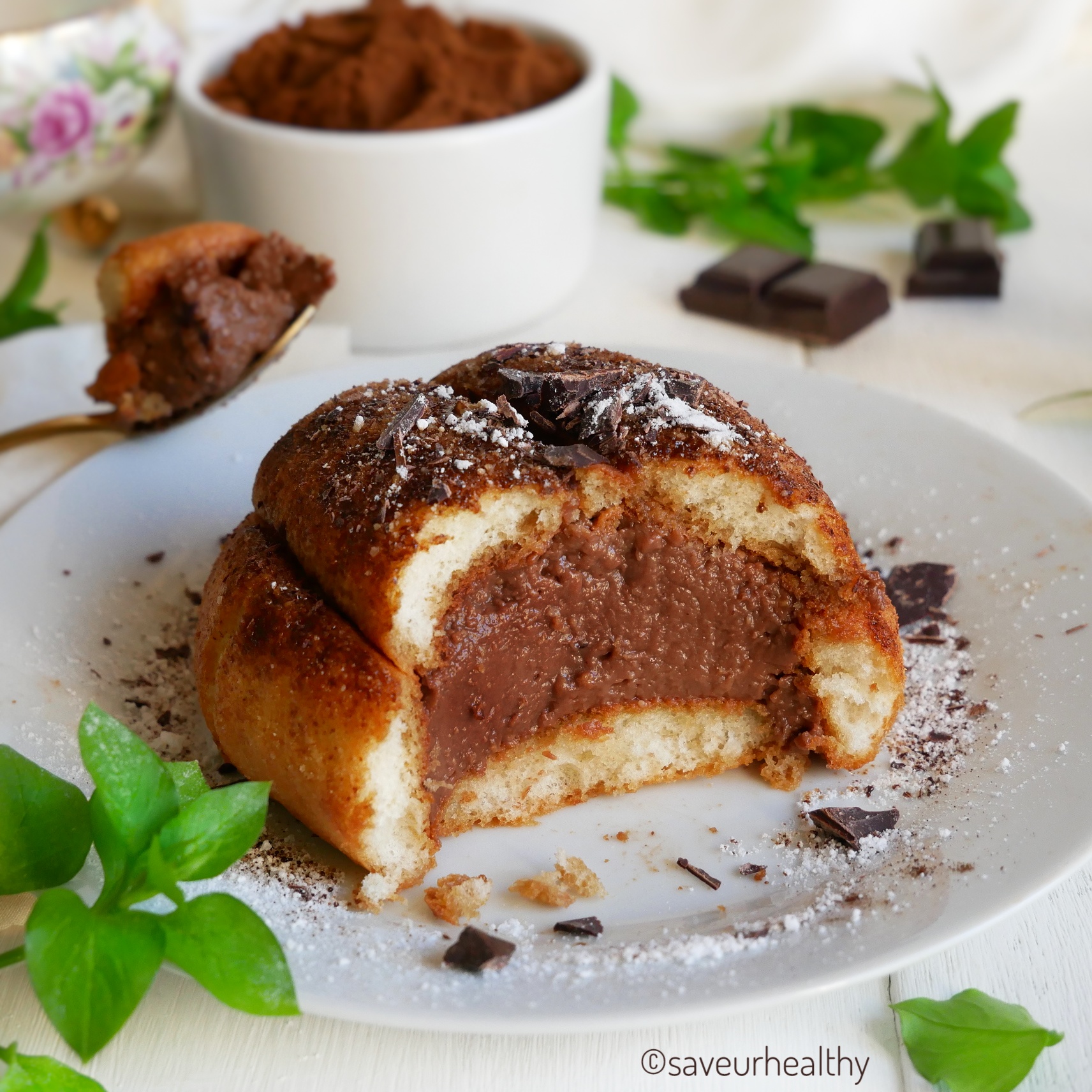 charlotte au chocolat chicorée, allégée