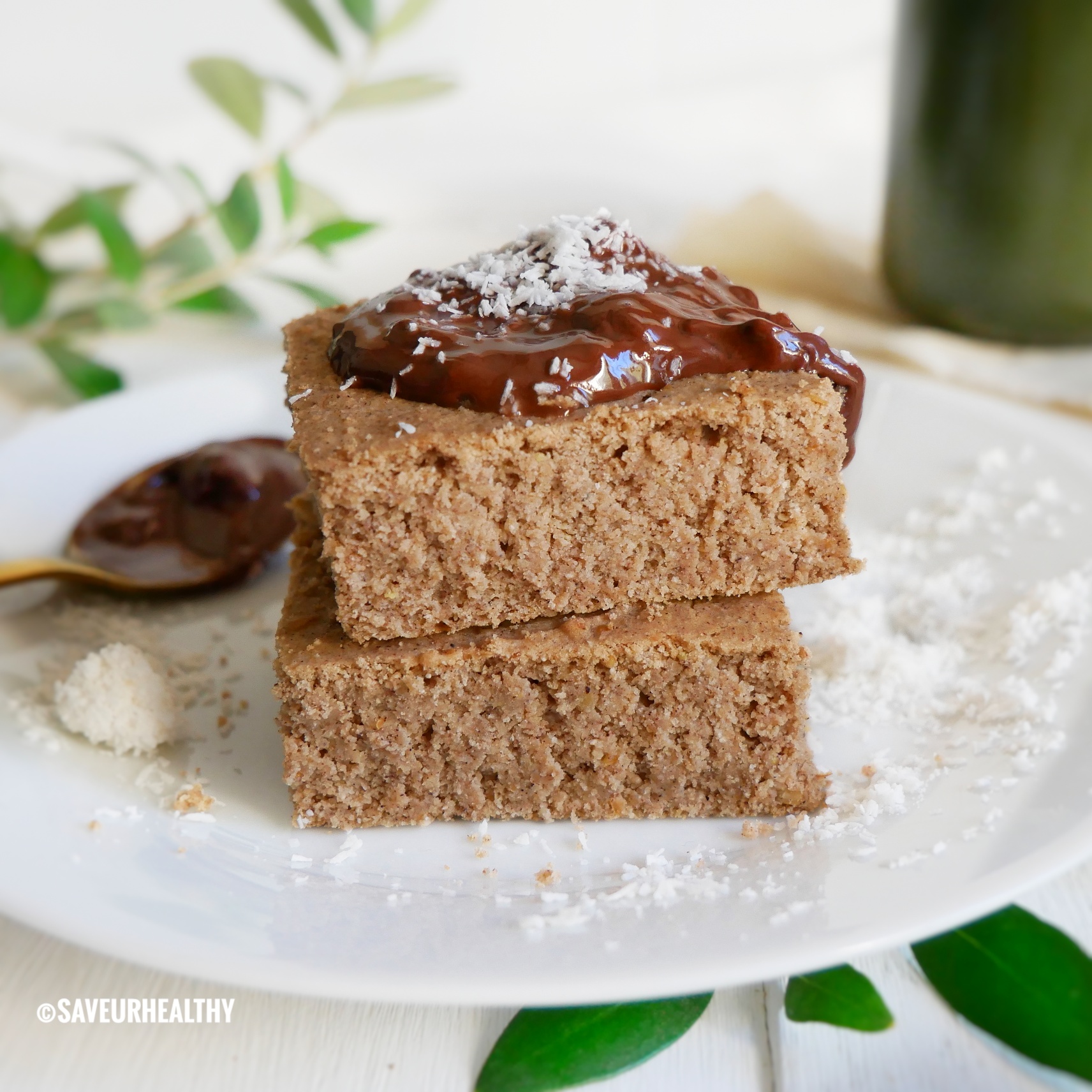 gâteau à la noix de coco graines de lin