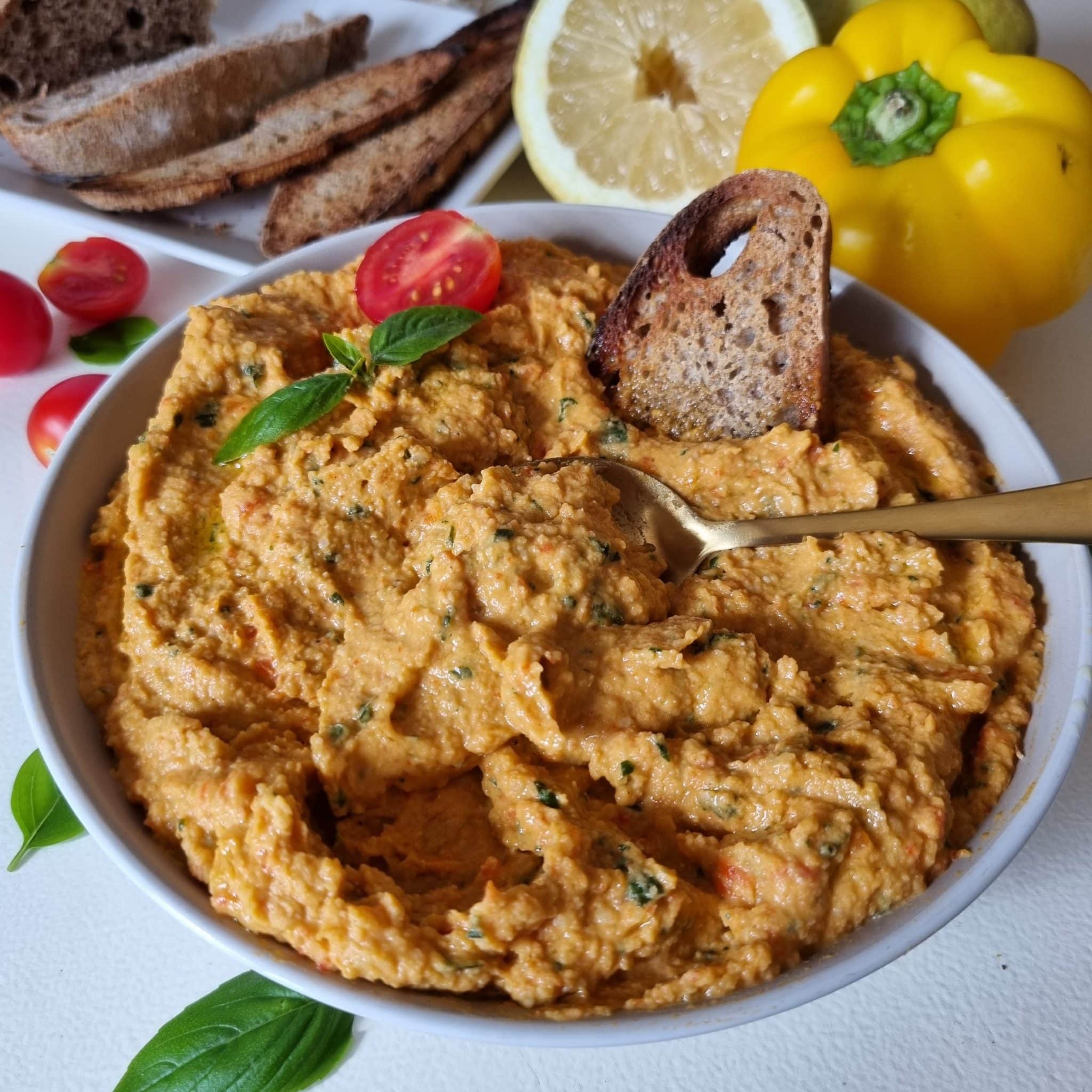 houmous de poivrons