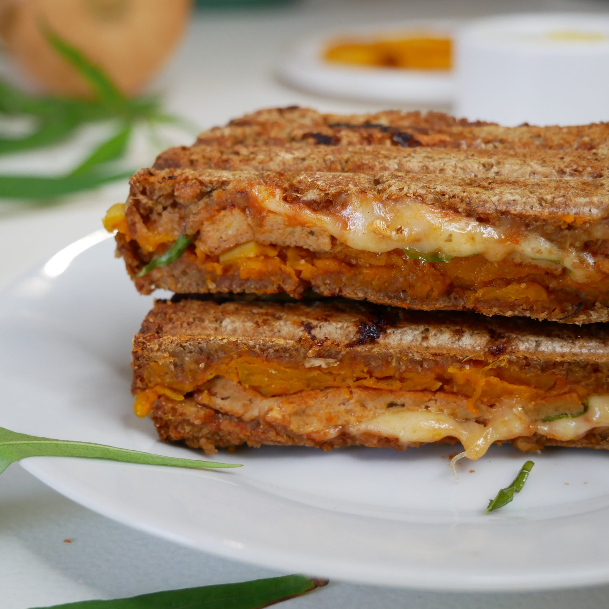 croque monsieur végétarien butternut pesto