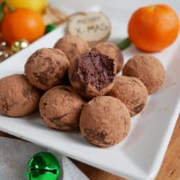 Truffes au chocolat sans beurre ni crème