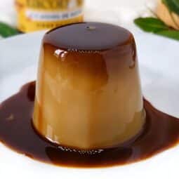 flan caramel healthy, ig bas (vegan)