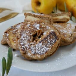 beignets aux pommes sans friture, sans gluten