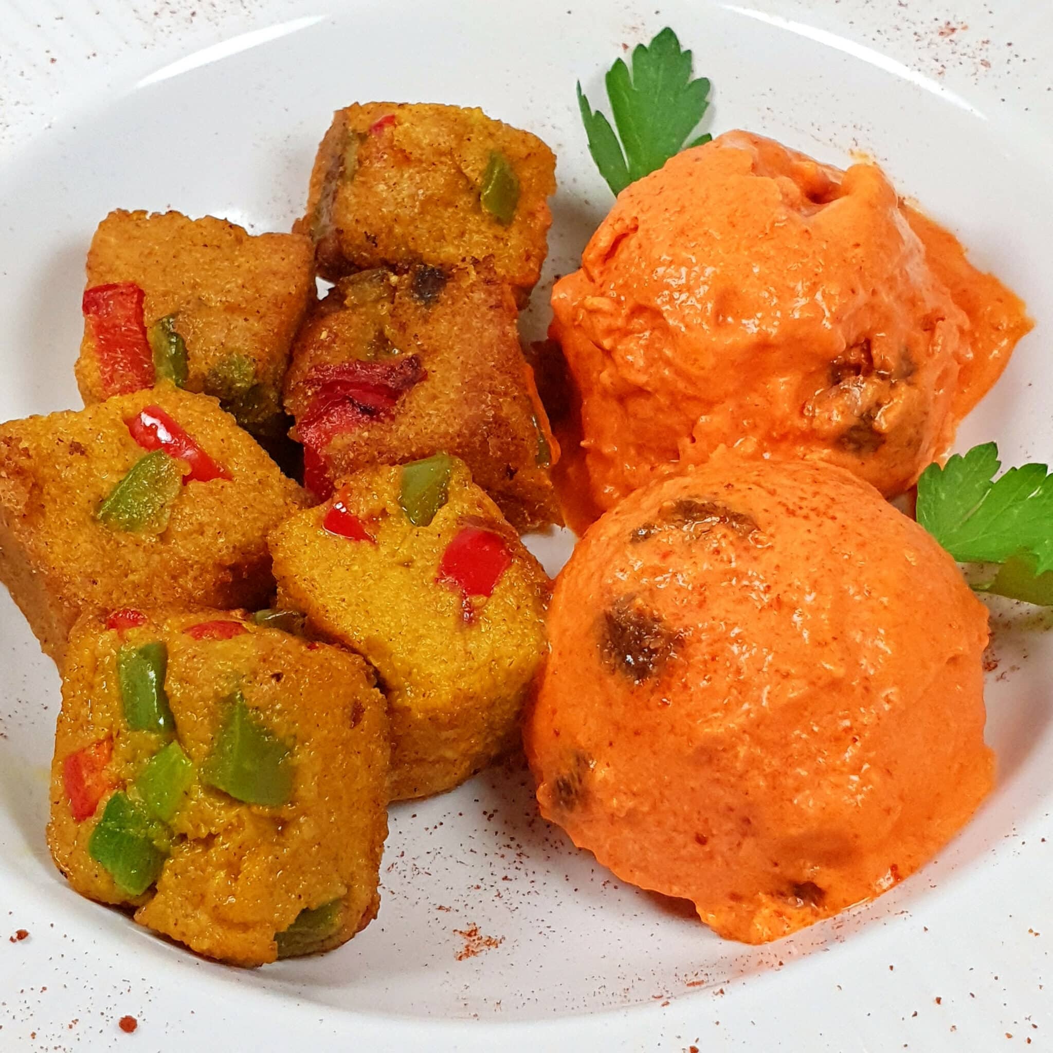 glace poivron façon tajine (sans sorbetière, vegan)