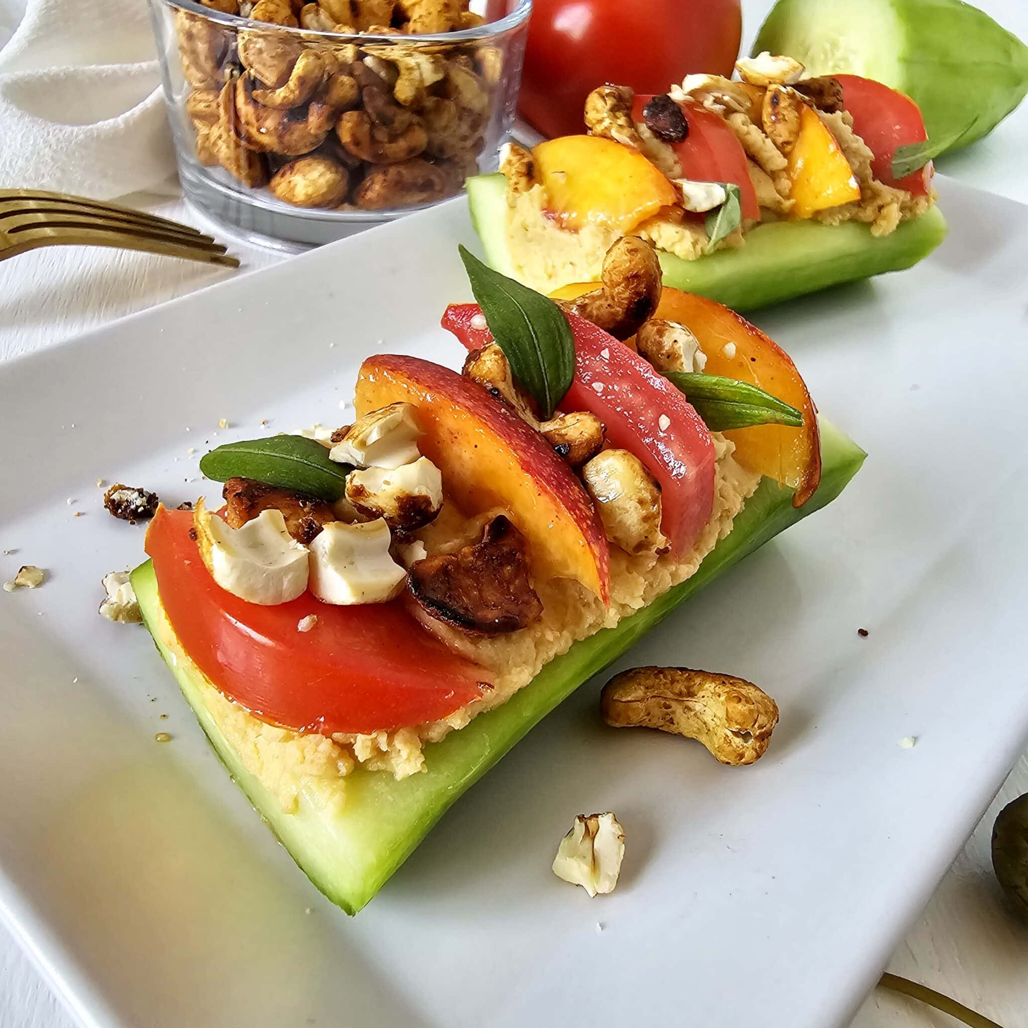 toast de concombre