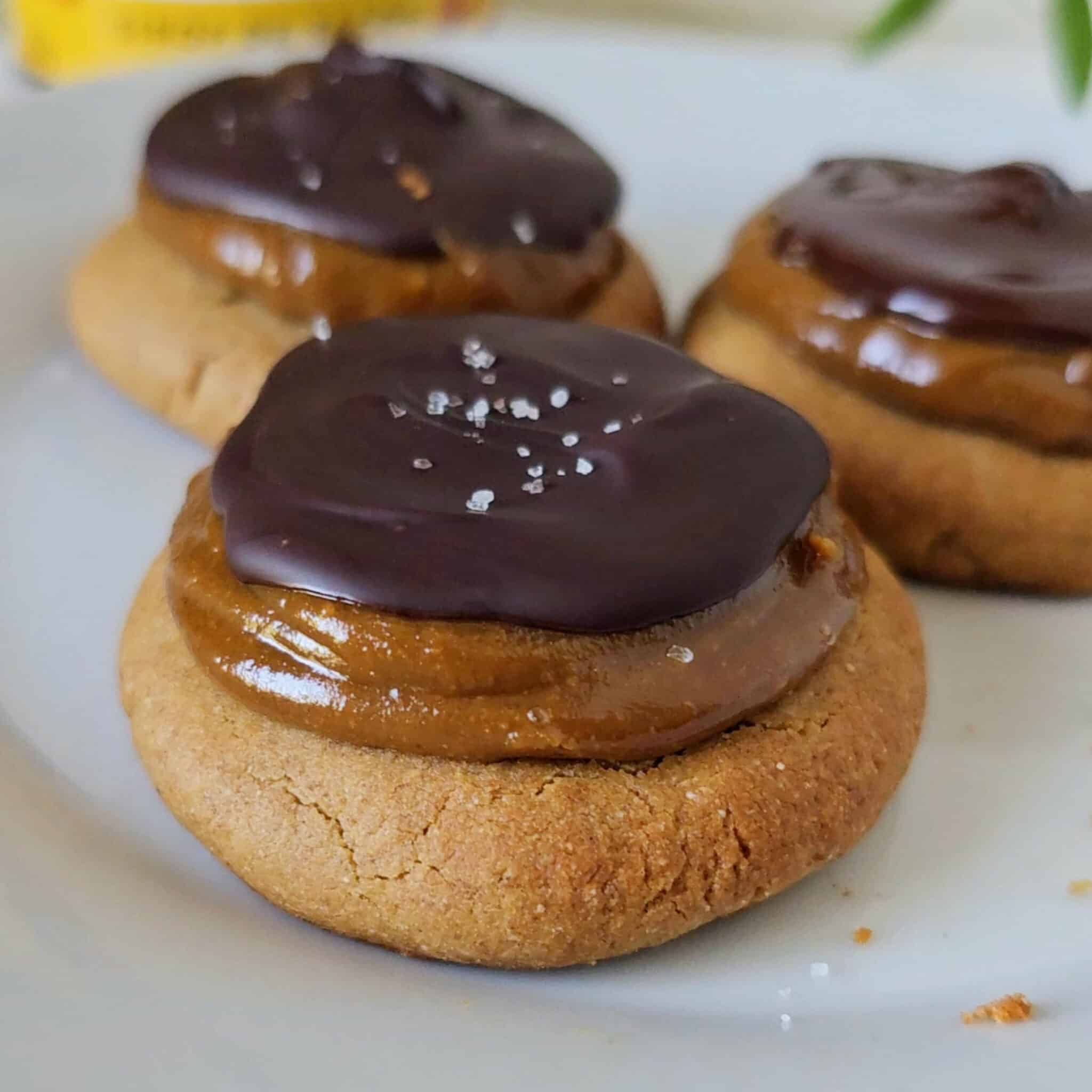 sablé caramel façon twix