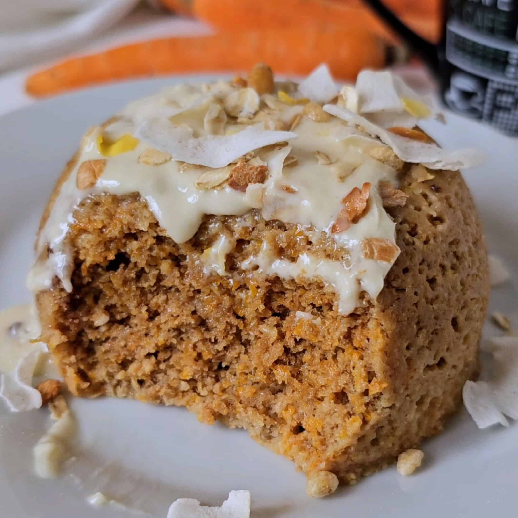 bowlcake aux carottes healthy