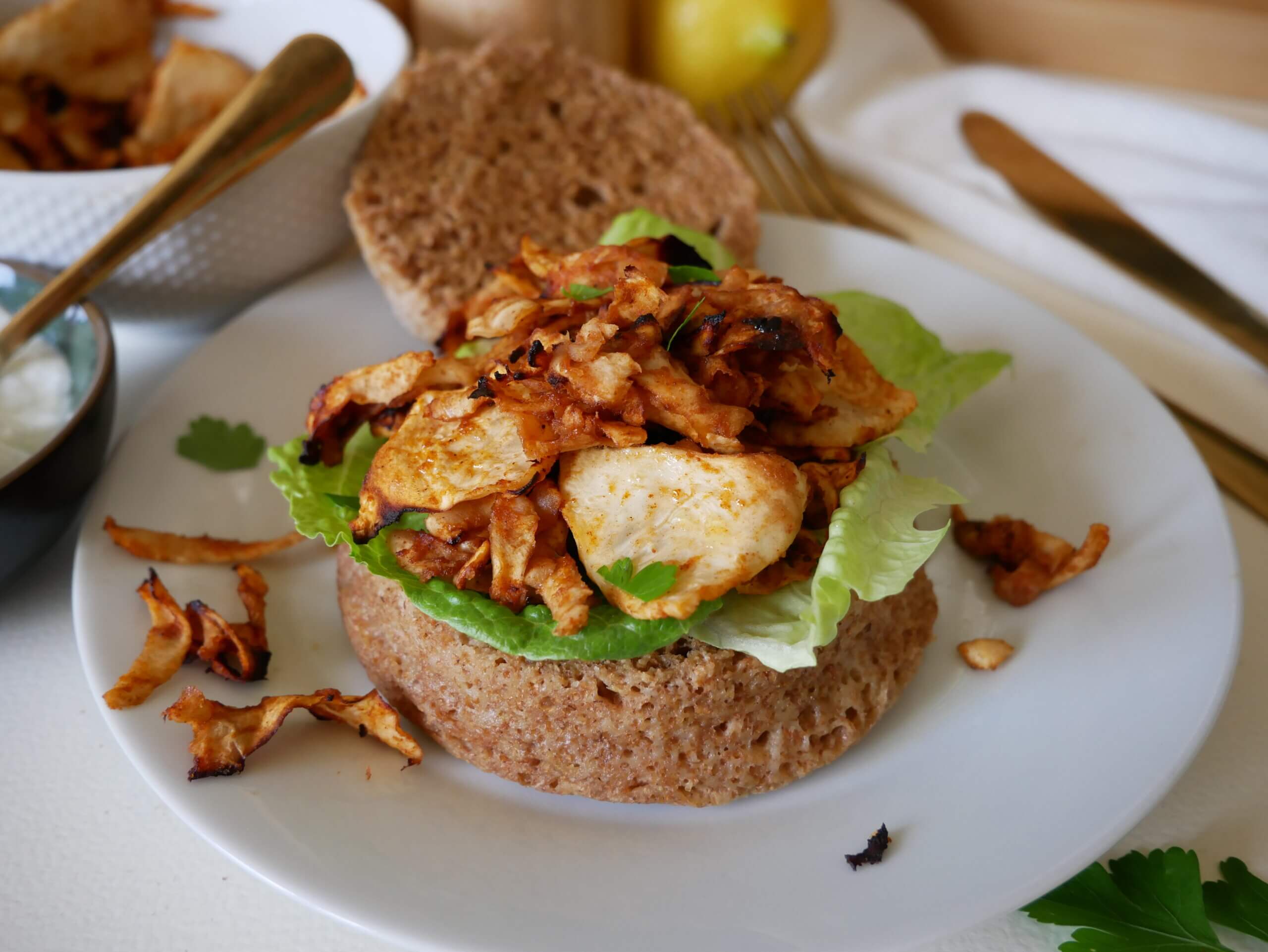 éffiloché vegan de celeri sauce bbq