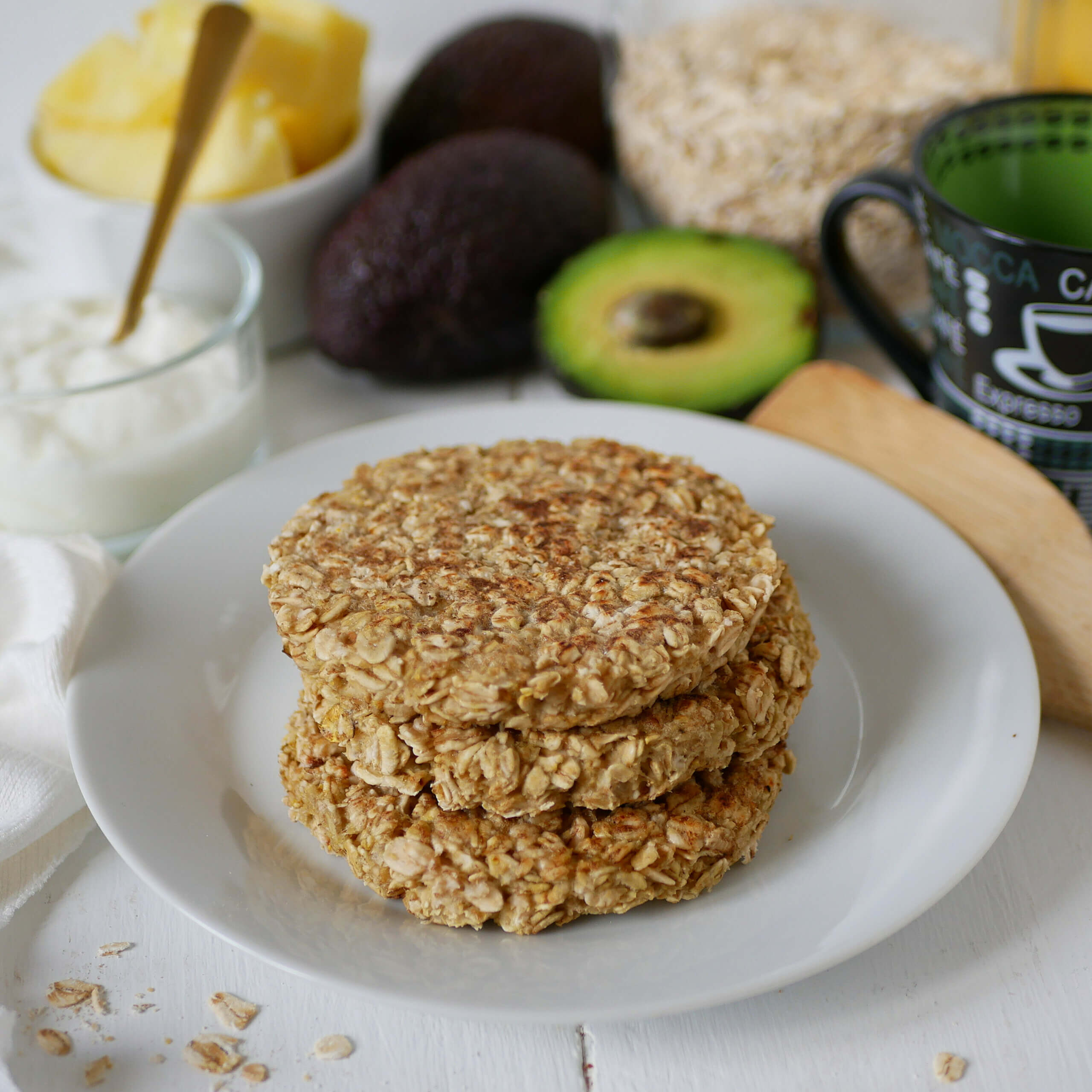 galette avoine psyllium petit-déjeuner