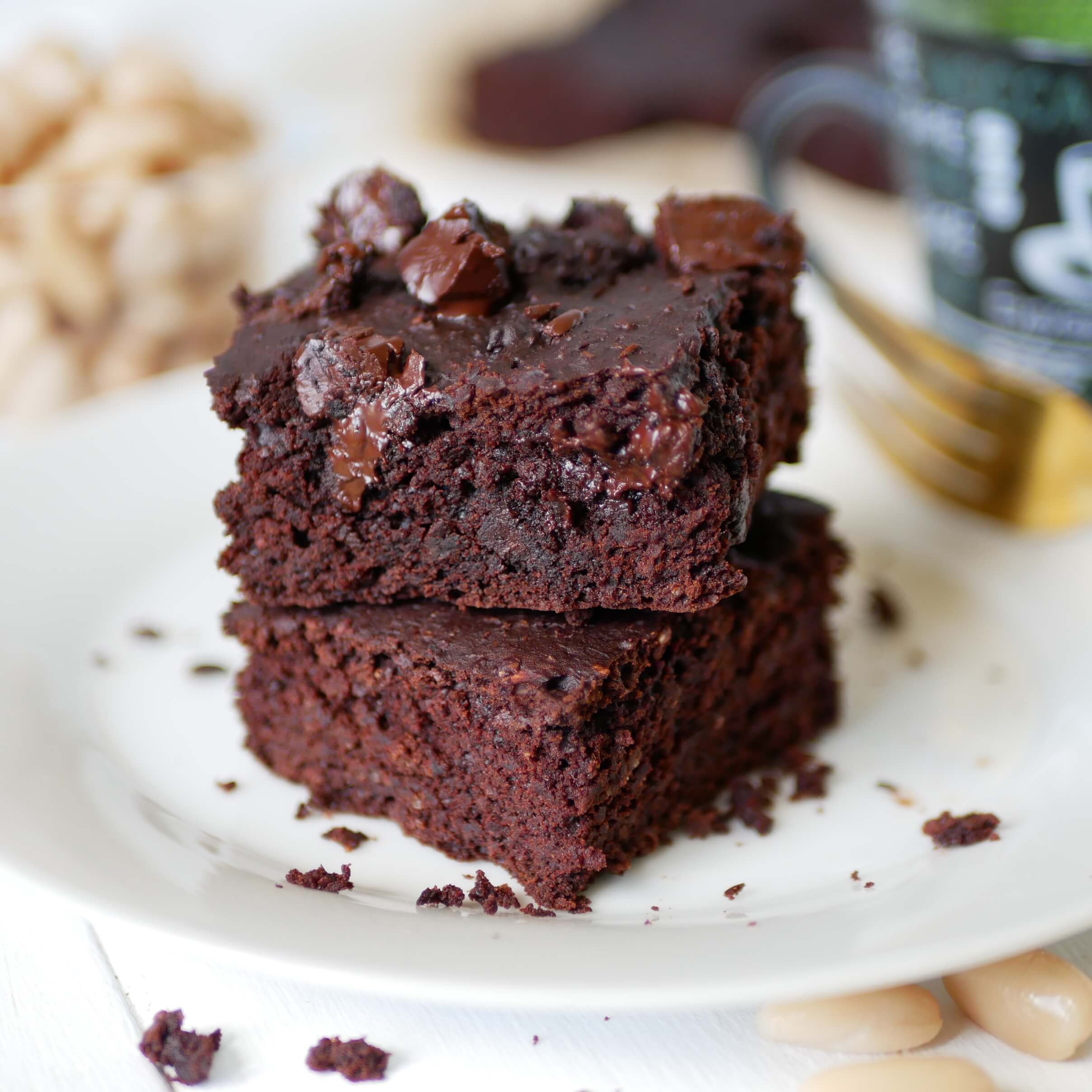 brownie aux haricots blancs (vegan, sans gluten)