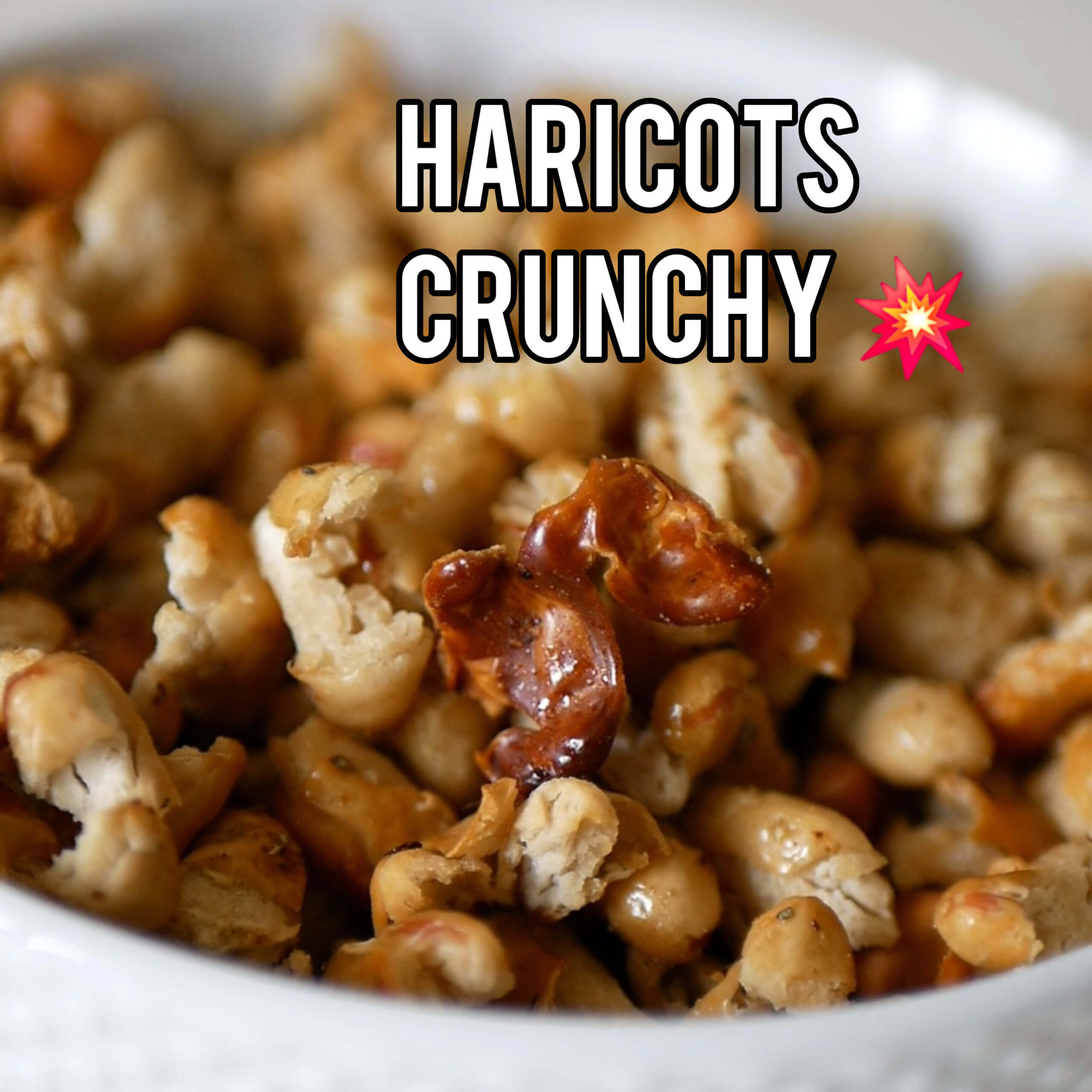 haricots grillés croustillants pour l'apéro