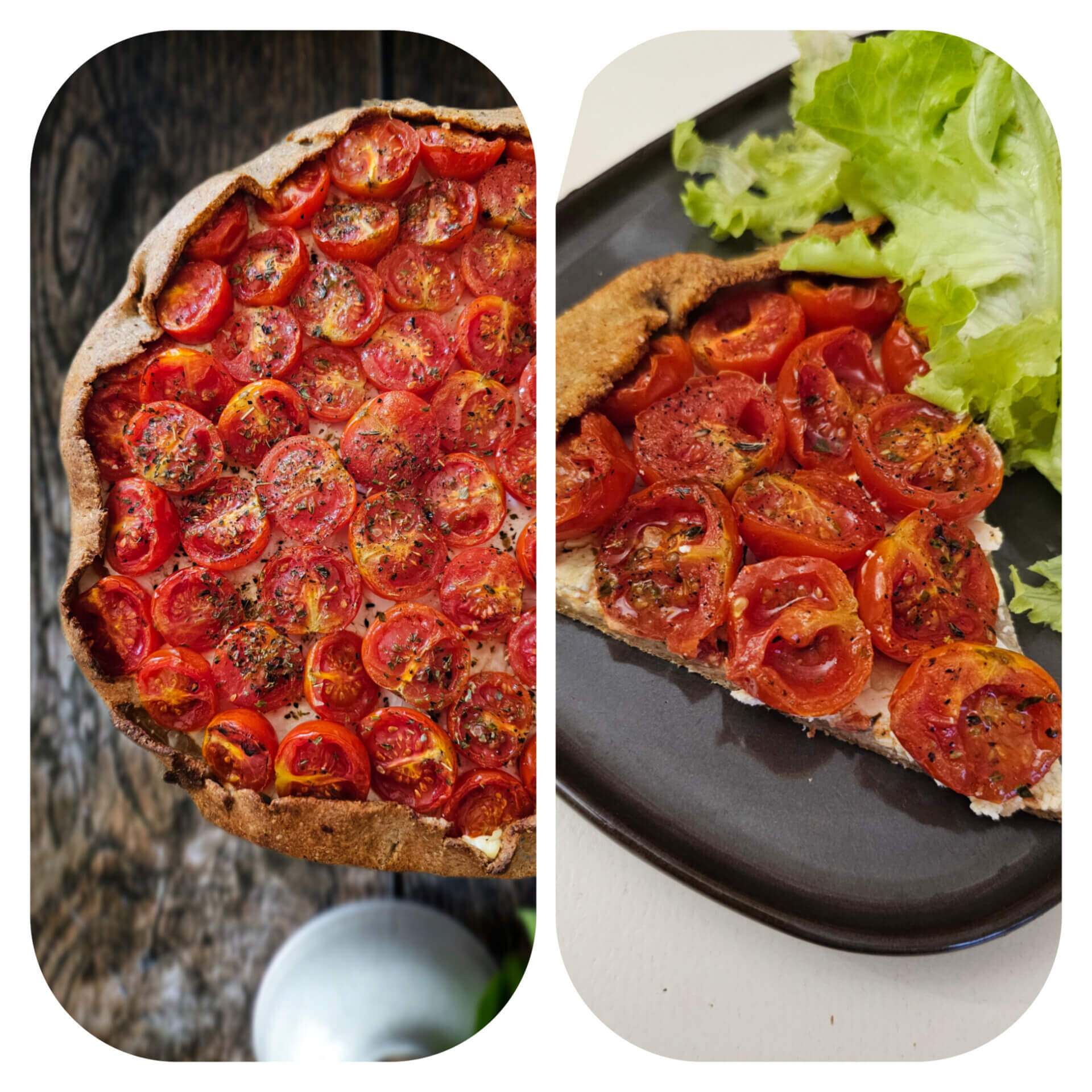 tartes aux tomates cerises et st moret
