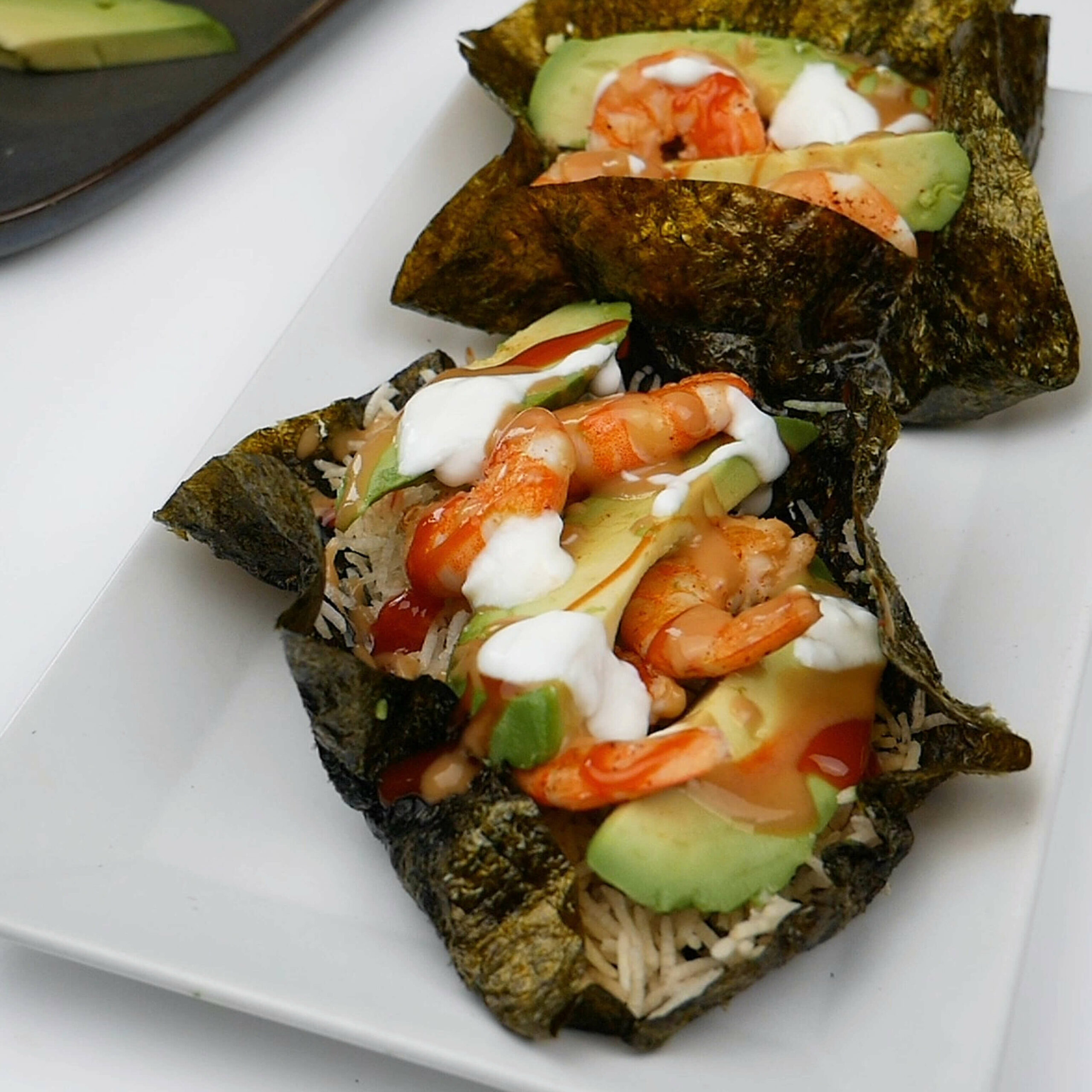 sushis croustillant façon tacos